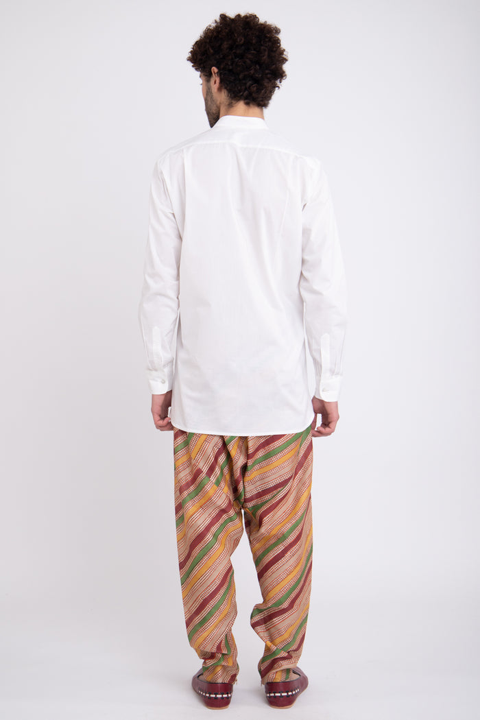Wael Cotton Silk Multicolor Sirwal