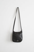 walnut vegan leather shoulder bag
