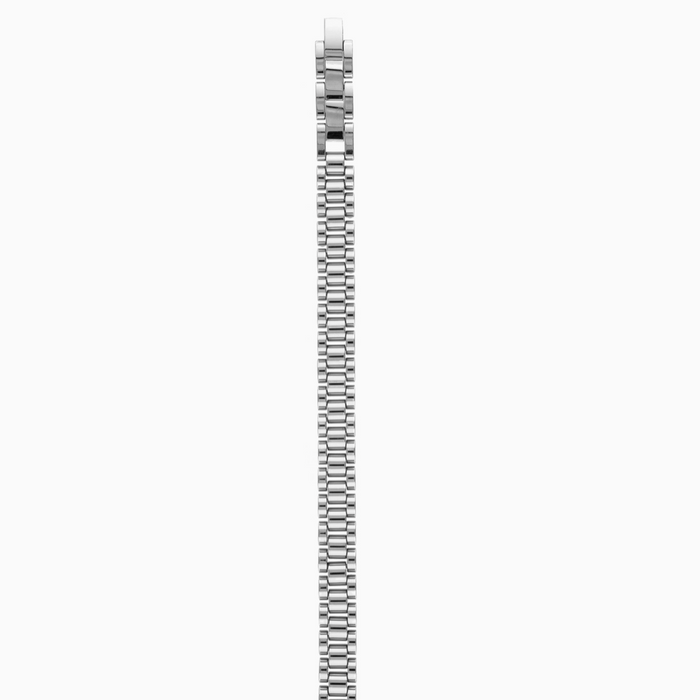 Waterproof Silver Watch Band Bracelet