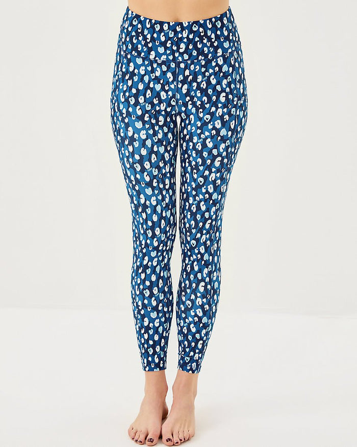Weekender High Rise Legging Upf 50 Plus - Starlight Navy Youre An Animal
