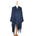 Winter Warmer Wrap - Midnight Blue (130x135cm)