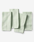 Woven Napkin Set in Sage Green