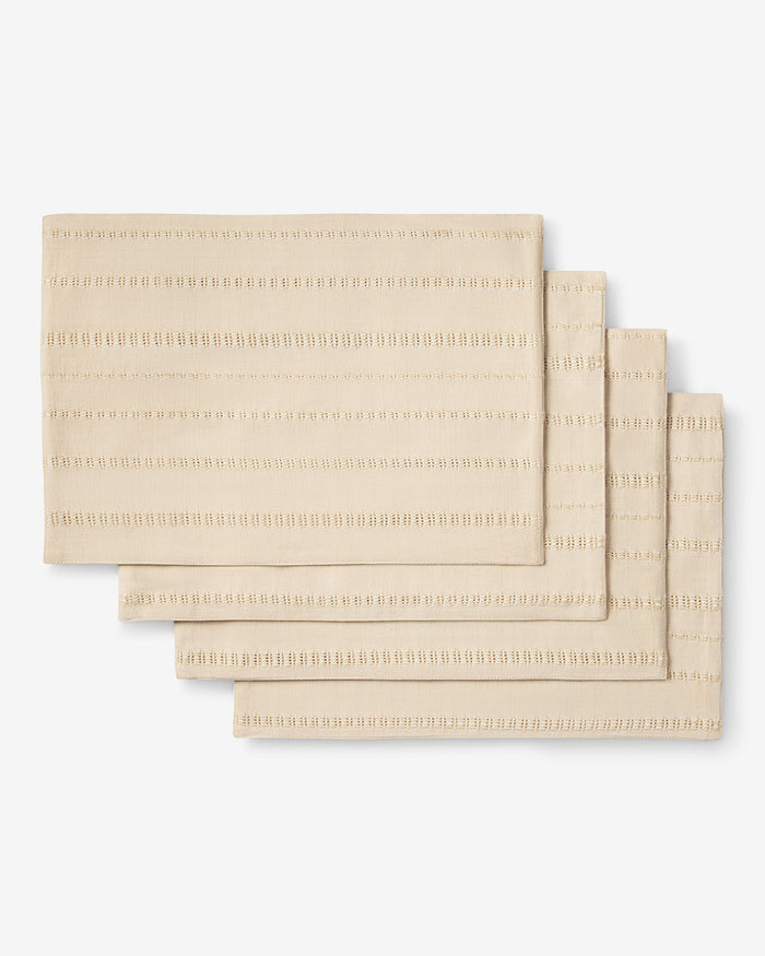 Woven Placemat Set in Natural