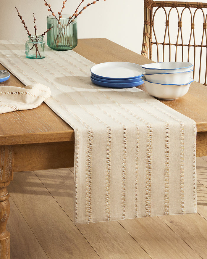 Woven Table Runner in Natural