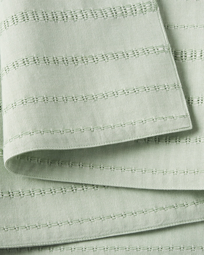 Woven Table Runner in Sage Green