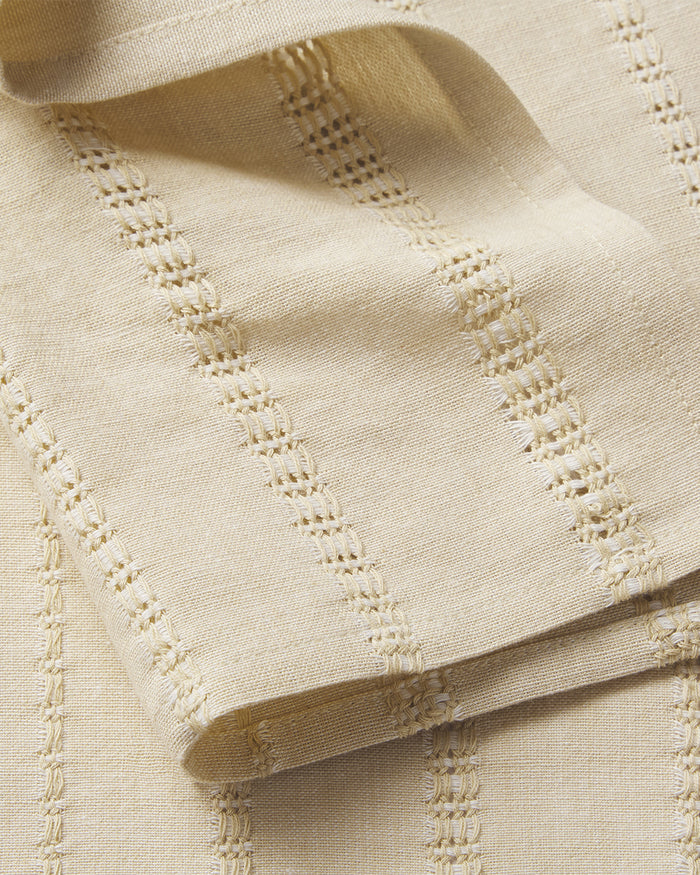 Woven Tablecloth in Natural 60x120