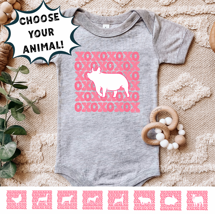 XO ANIMALS - CHOOSE YOUR ANIMALS – Infant/Toddler/Youth