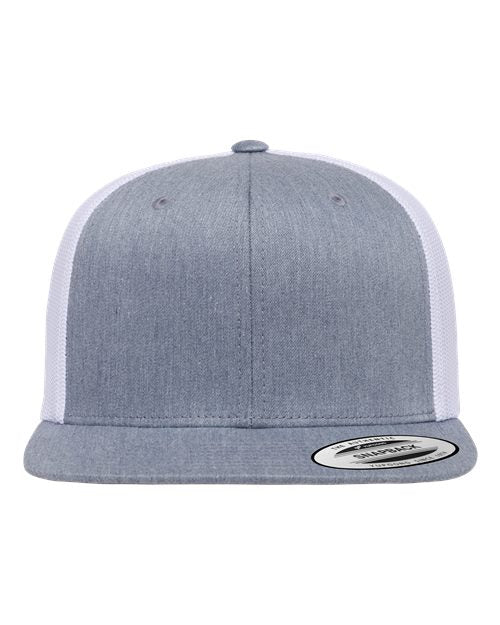 Heather Grey/ White / One size
