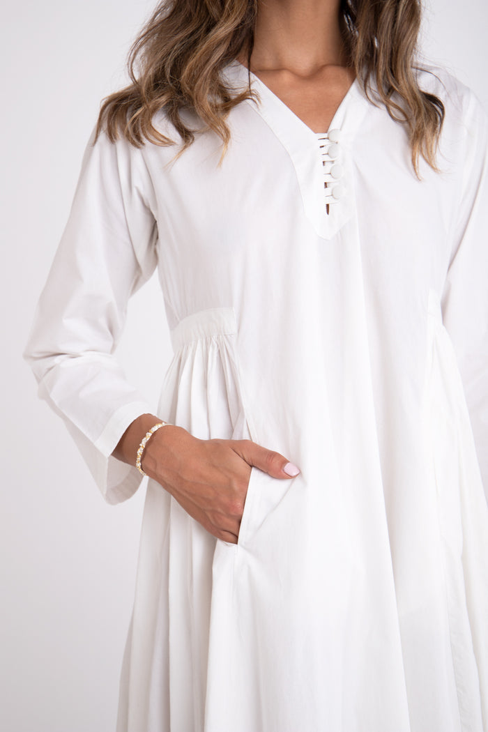 Zamzam Cotton Poplin Dress
