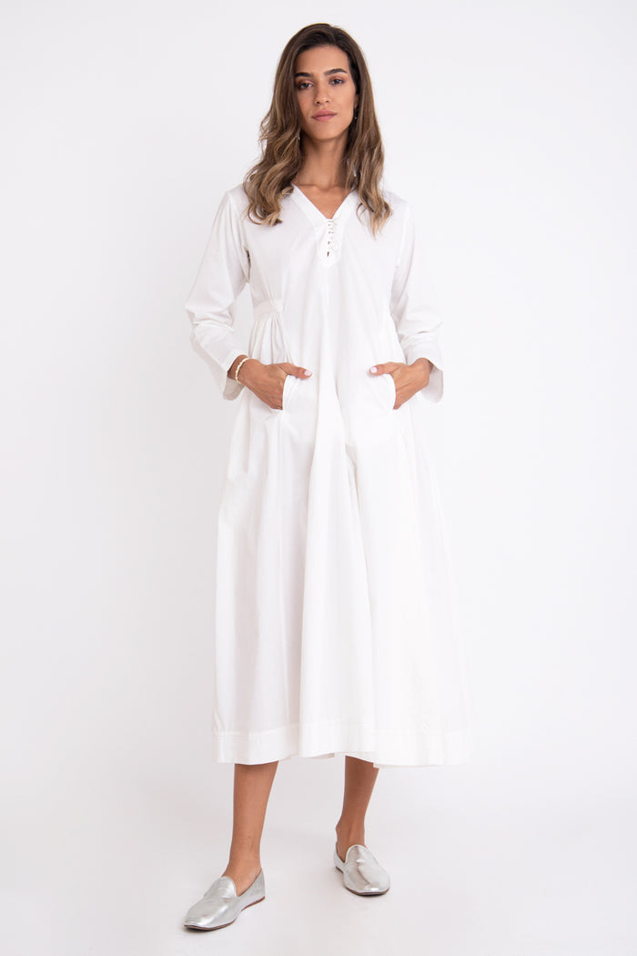 Zamzam Cotton Poplin Dress