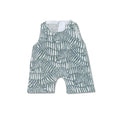 Zebra Print Muslin Doll Coverall